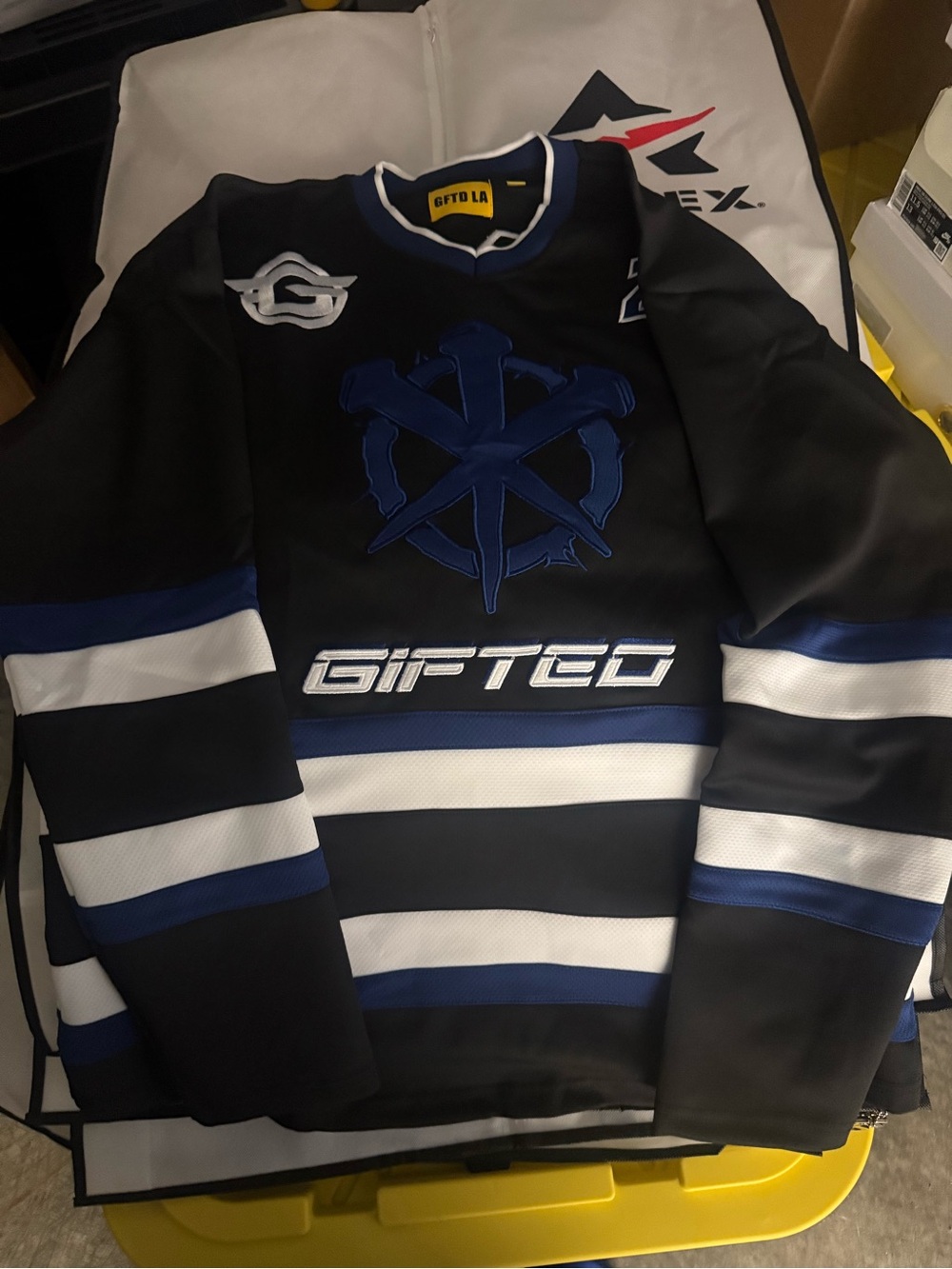 Gifted Black & Blue Hockey Jersey